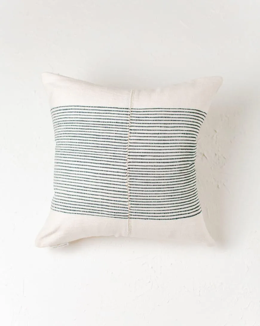 18" Riviera Hand-Stitch Throw Pillow