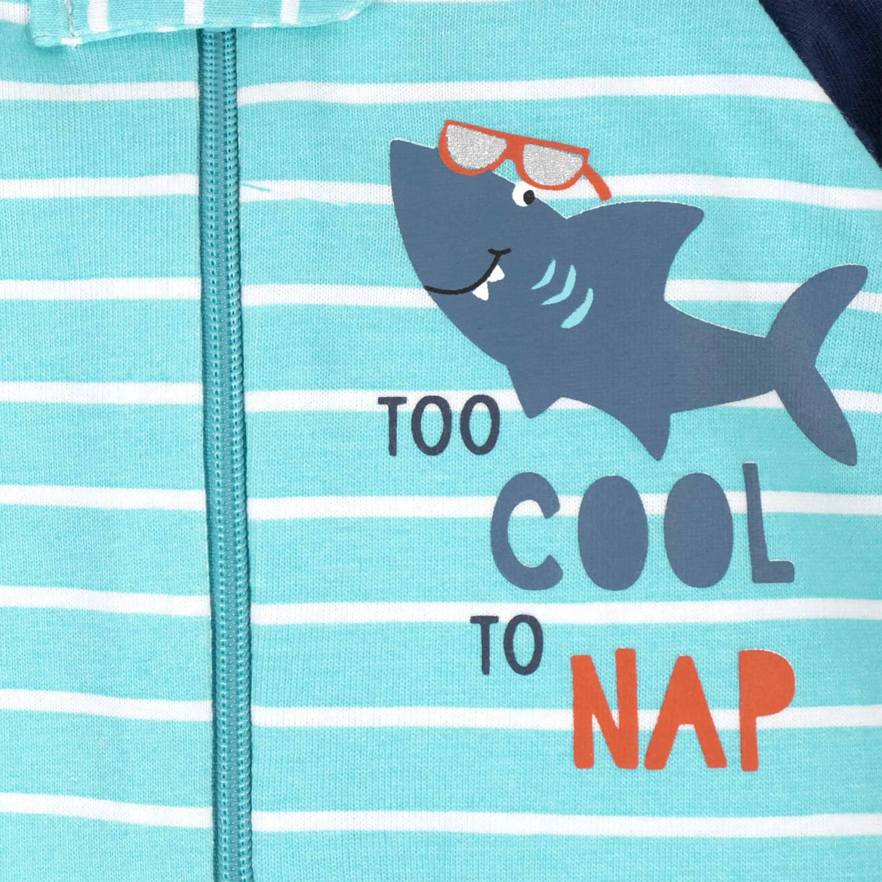 2-Pack Baby Boys Cool Shark Zone Sleep 'n Plays