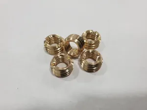 3/8" x 16 TPI Brass Threaded Insert - 10pk