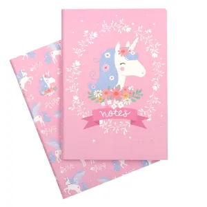 A Little Lovely Company A5 Notebooks Unicorn