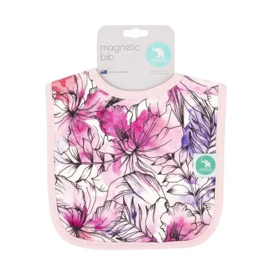 All 4 Ella Magnetic Bib - Floral