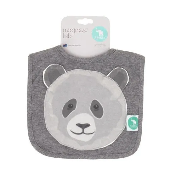 All 4 Ella Magnetic Bib - Panda