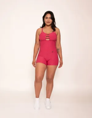 Amelia Pink Shorts Jumpsuit