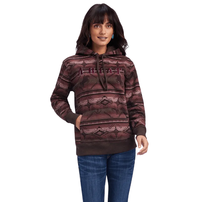 Ariat Women's REAL Allover Print Hoodie 10041656