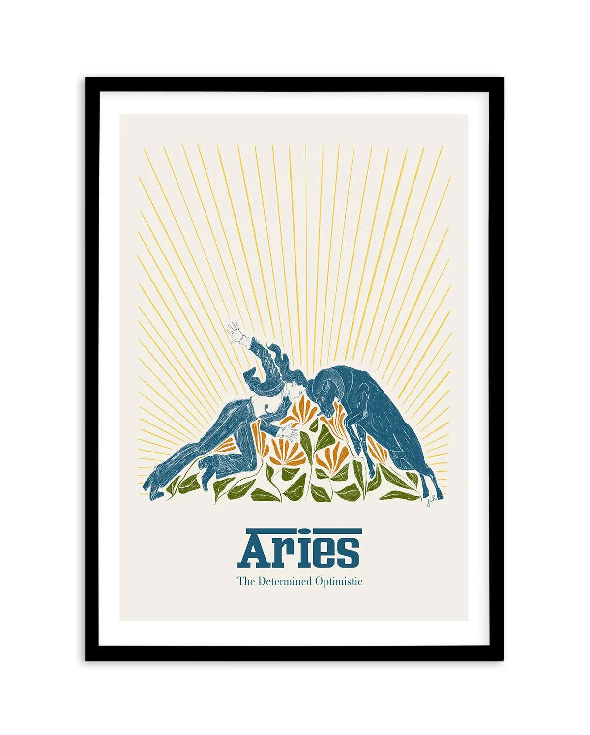 Aries By Jenny Liz Rome Art Print