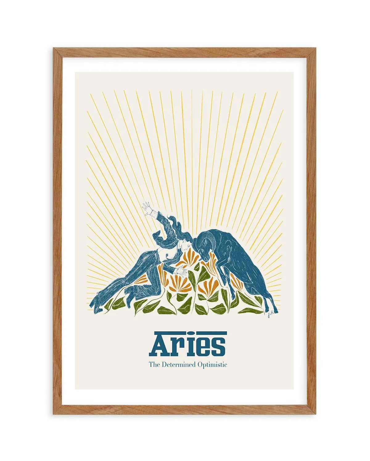 Aries By Jenny Liz Rome Art Print