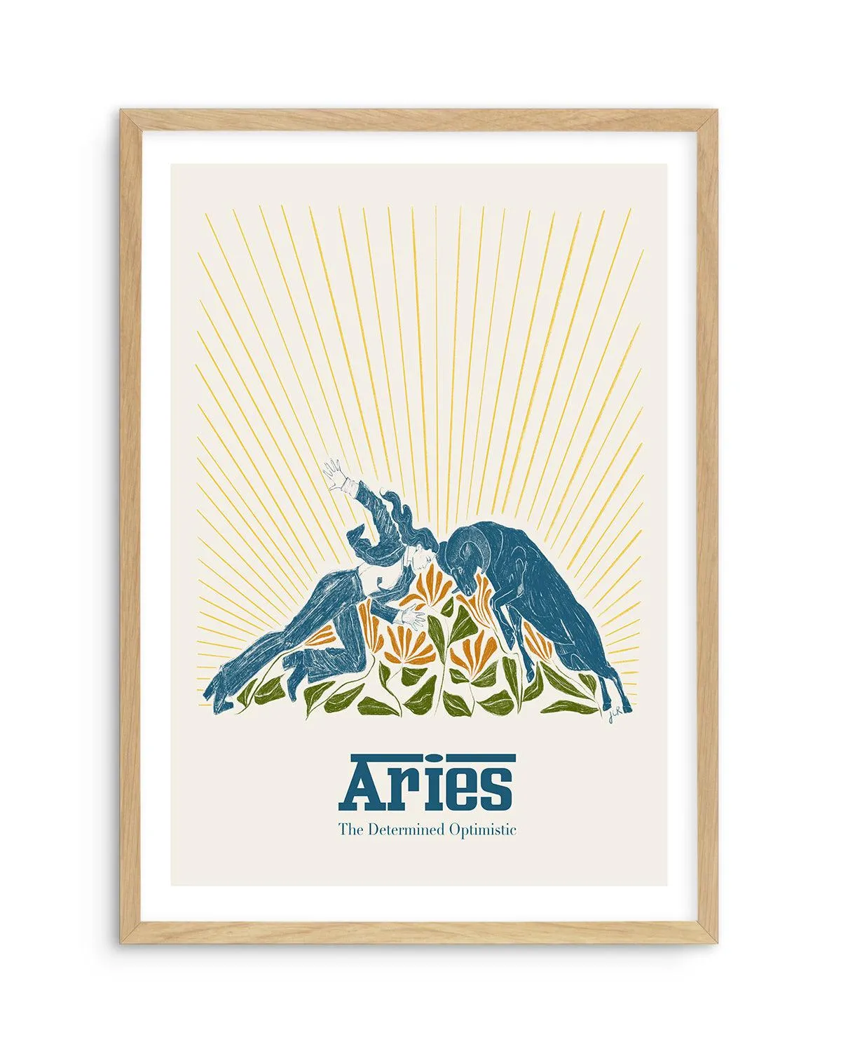 Aries By Jenny Liz Rome Art Print