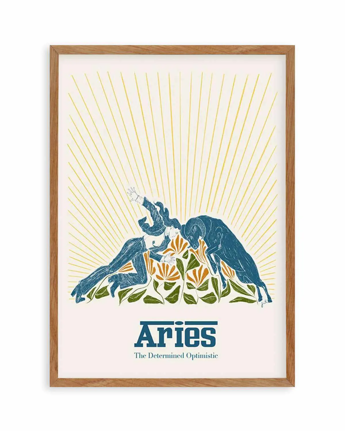 Aries By Jenny Liz Rome Art Print