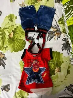 Baby Boy Dungaree Set