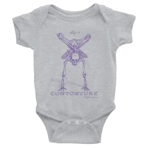 BABY Short Sleeve Bodysuit: Black Sabbath Purple