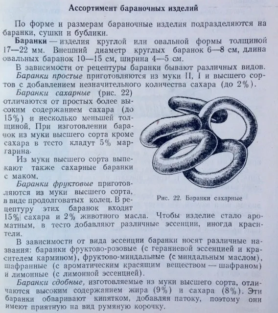 (Baking) Montickiy, R.I. (Р. И. Монтицкий). Commodity Research on Bakery and Pastry Products ("Товароведение Хлебобулочных и Кондитерских Товаров").