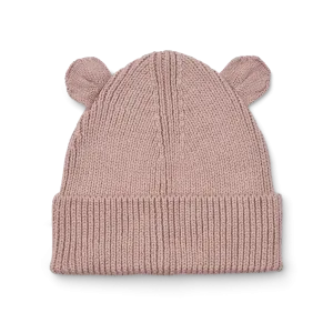 Beanie Hat W/ Ears - Gina - Warm Lavender