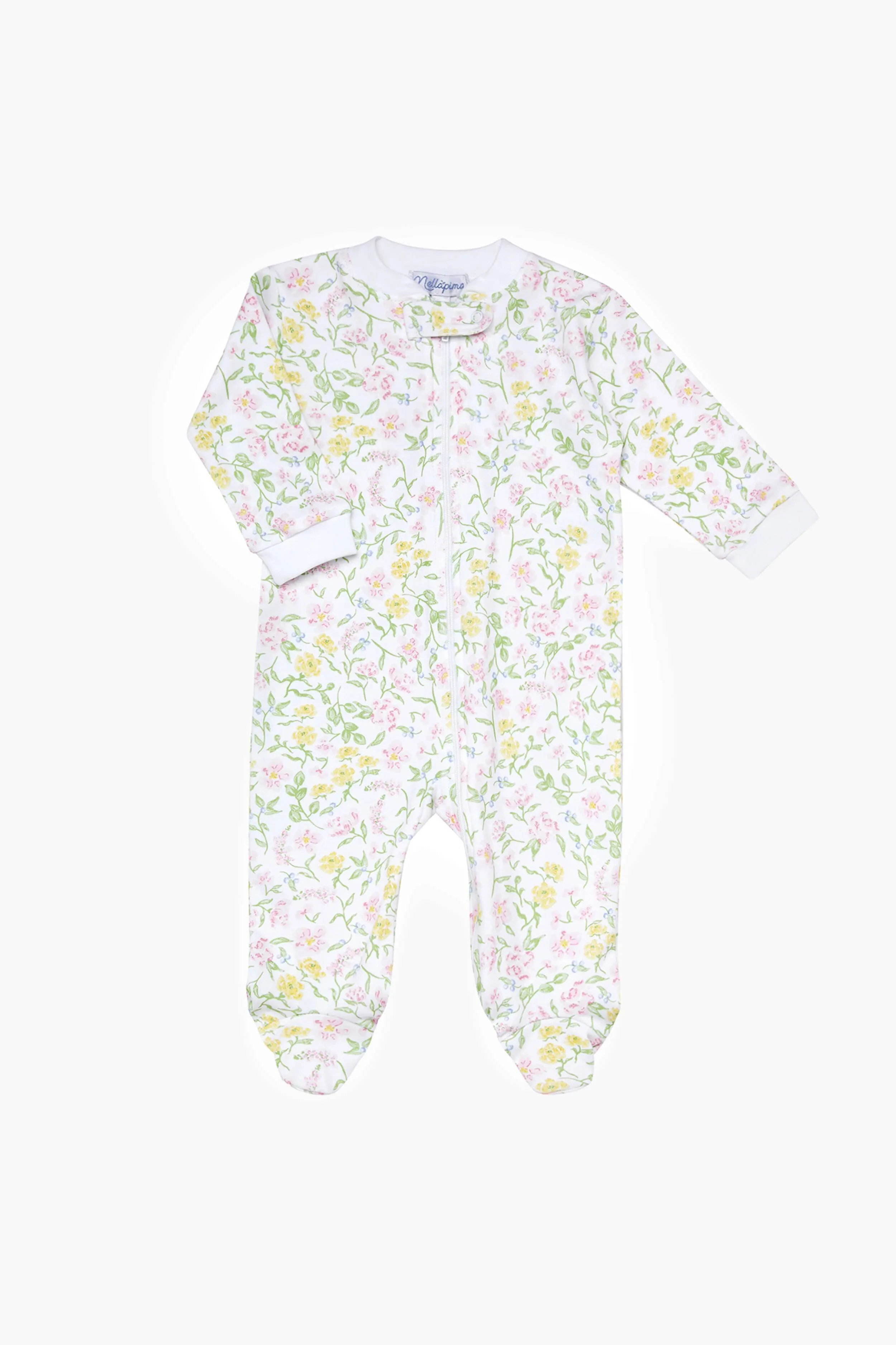 Berry Wildflowers Zipper Footie