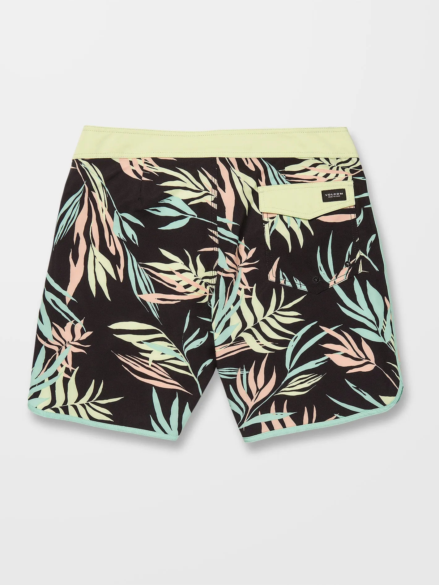 Bleeding Leaf Mod 18" Boardshort - BLACK