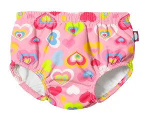 Boys and Girls Recycled Polyester UPF 50  Swim Diaper Cover | Hearts