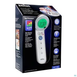 Braun Thermometer Z/contact  Age Precision: Contactloos & Nauwkeurig voor Alle Leeftijden