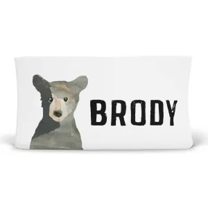 Brody's Bear & Mountain Adventure Personalized Changing Pad Cover