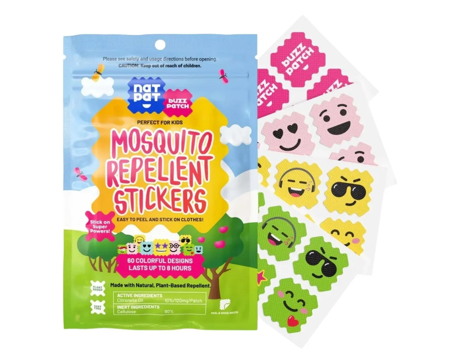 BuzzPatch Mosquito Repellent - 24 Patches