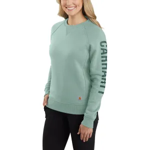 Carhartt Women's Crewneck Graphic Sweatshirt_Succulent Heather