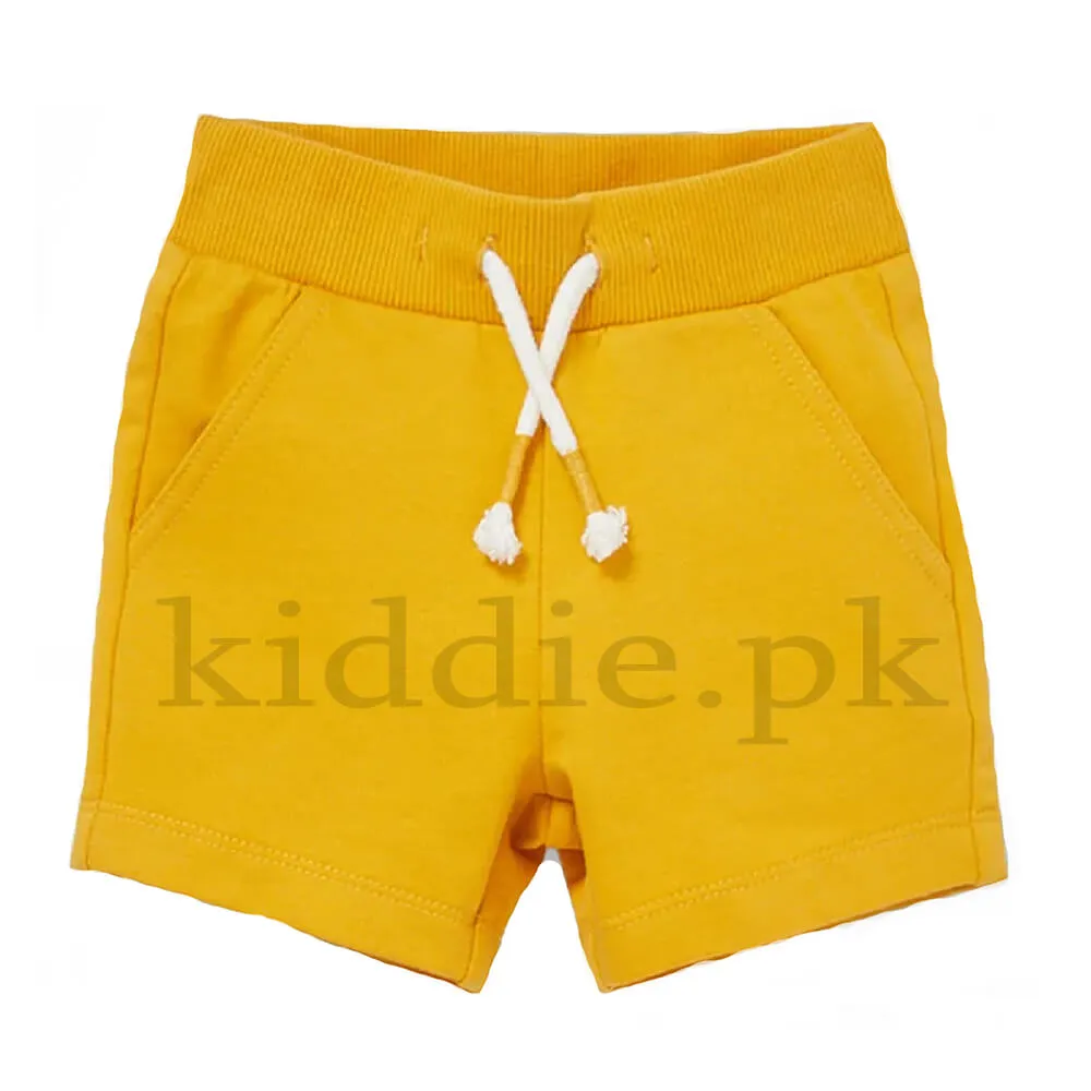 CLB Yellow Plain Jersey Shorts 1305