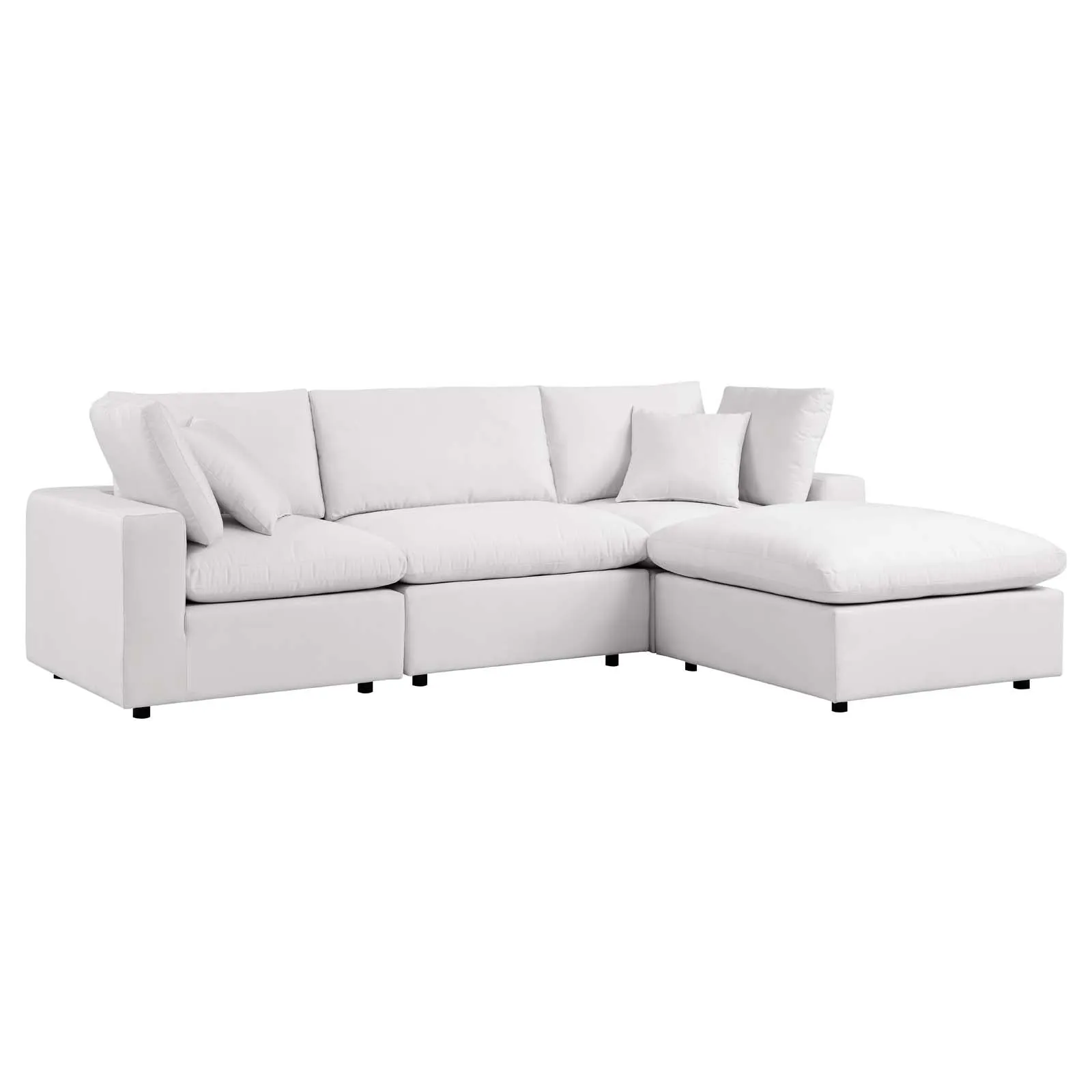 Commix 4-Piece Outdoor Patio Sectional Sofa by Modway