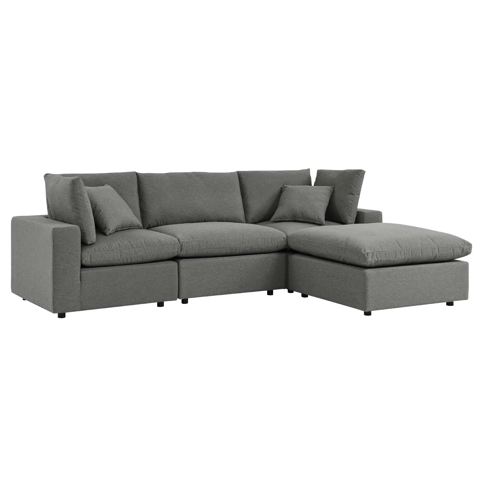 Commix 4-Piece Outdoor Patio Sectional Sofa by Modway