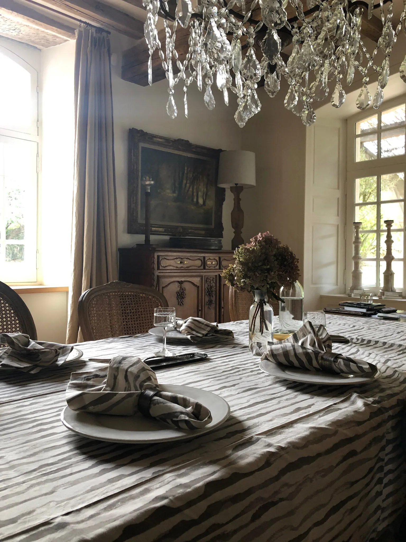 Cotton Tablecloth In Alder