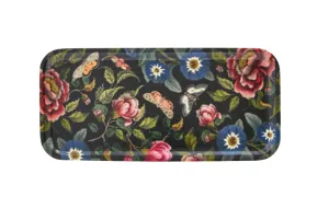 Creatures of Curiosity Dark Floral Birch Tray