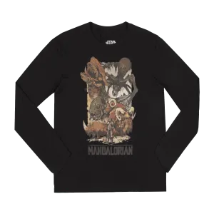 Creatures of The Mandalorian Black Long Sleeve