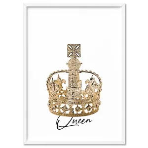 Crowned Queen - Art Print