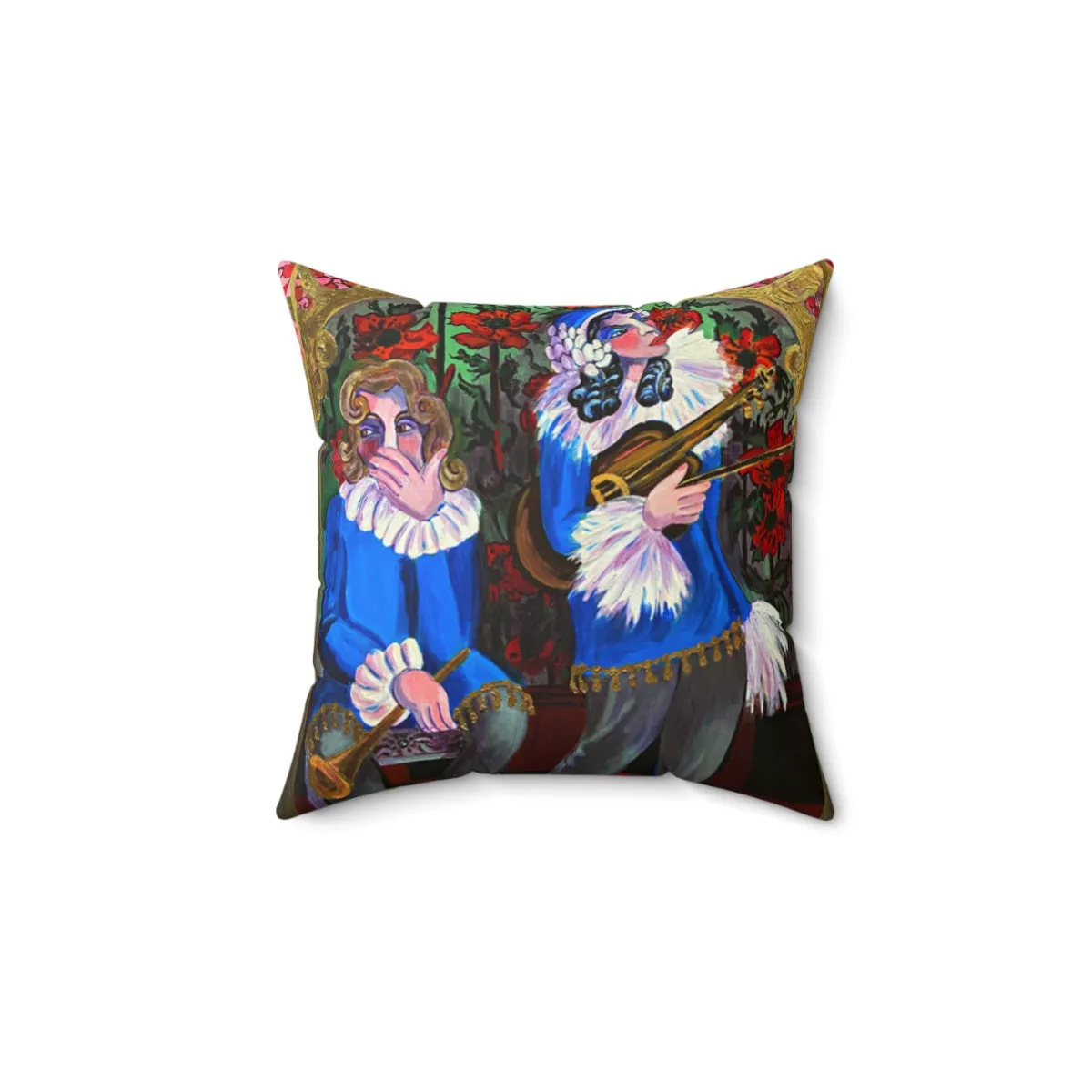 Decorative Pillow "The Troubadours"