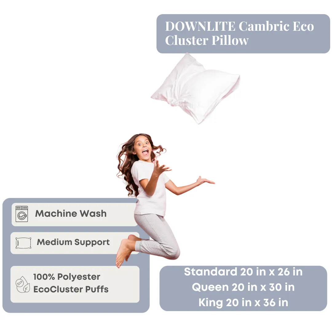 DOWNLITE Cambric Eco Cluster Pillow