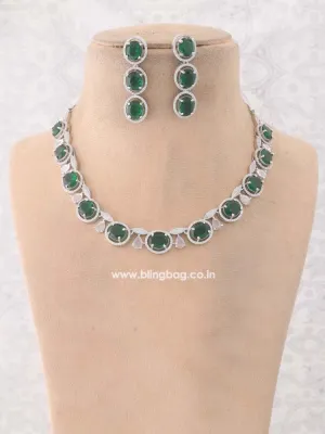 Emerald  Faith Zirconia Jewellery Set