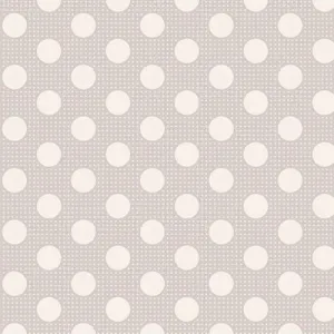 Fabric from Tilda, DOTs Collection, Medium Dots Light Grey 130008