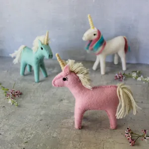 Felt Unicorns