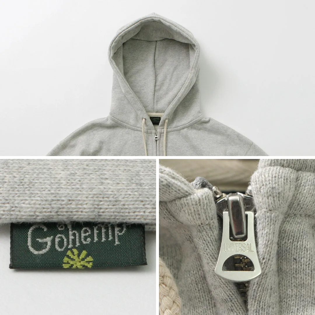 GOHEMP / Hemp Zip-Up Hoodie