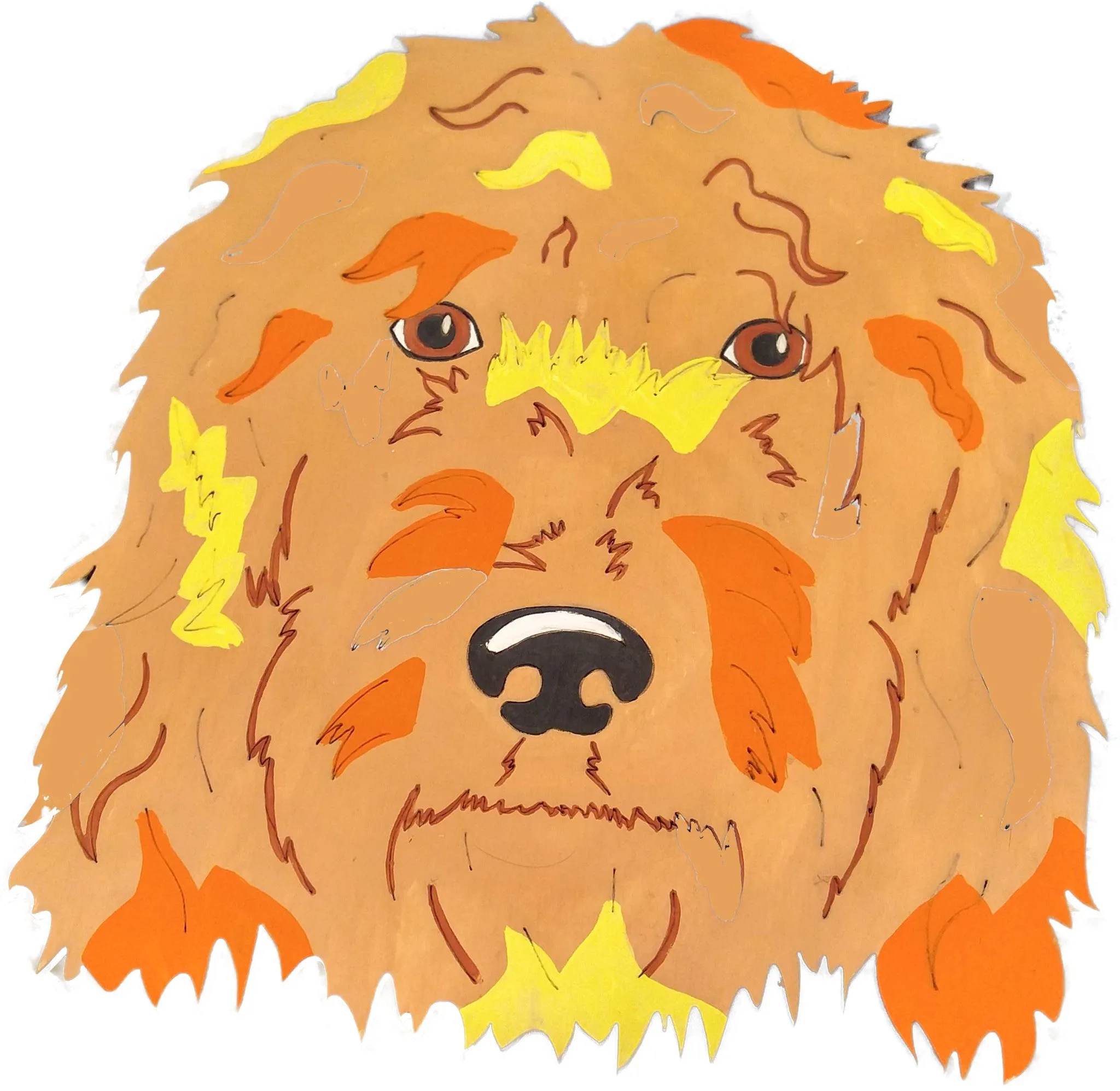 Golden Doodle-DIY Pop Art Paint Ki