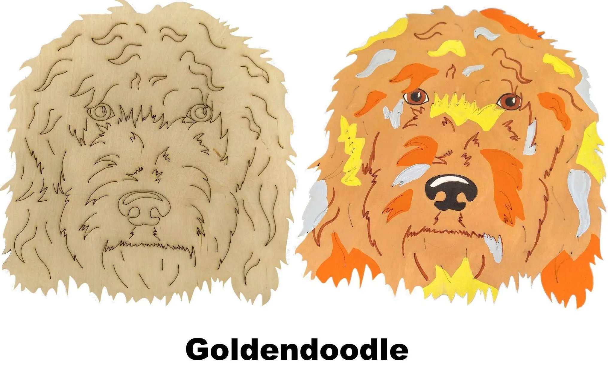 Golden Doodle-DIY Pop Art Paint Ki