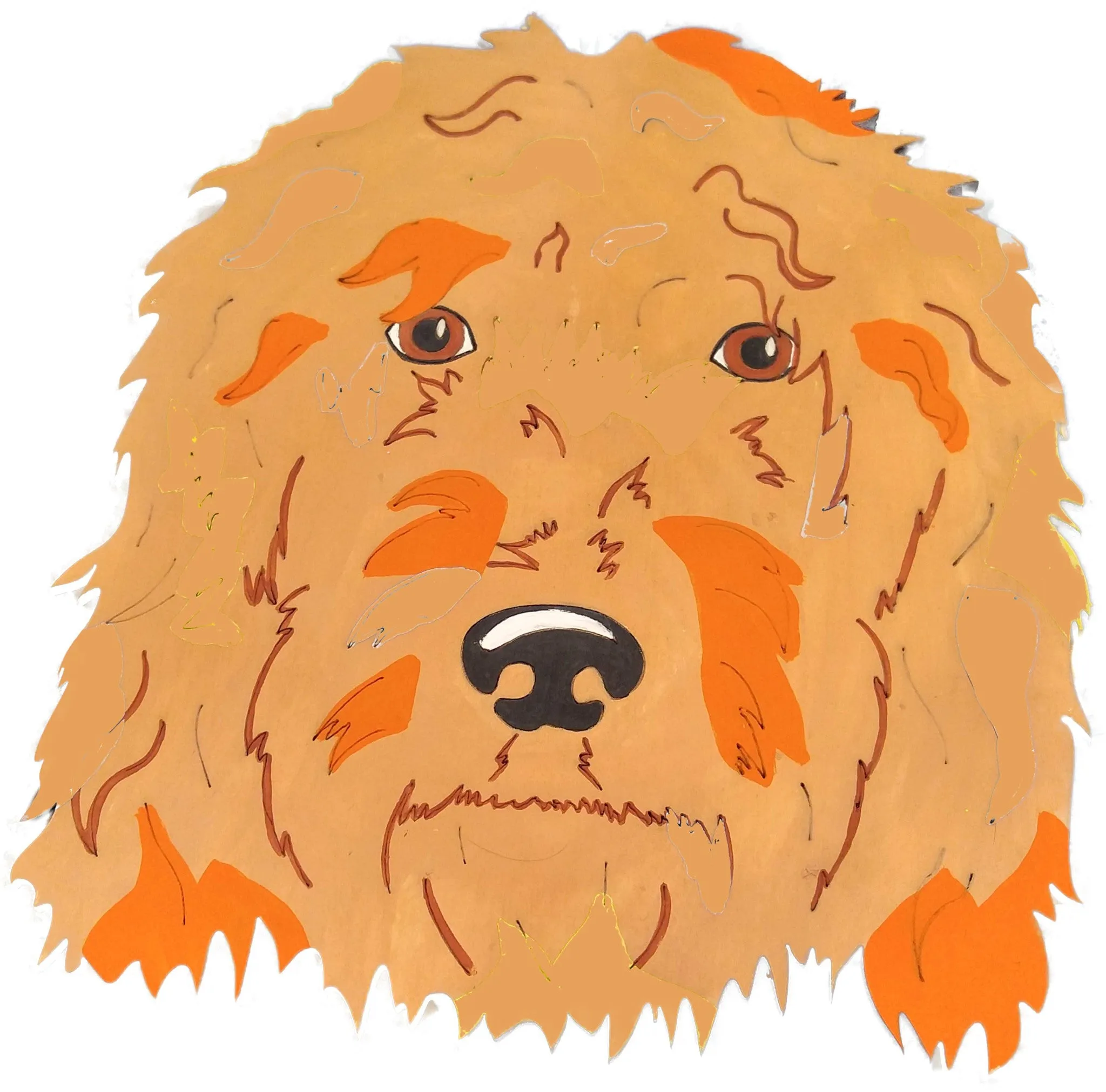 Golden Doodle-DIY Pop Art Paint Ki