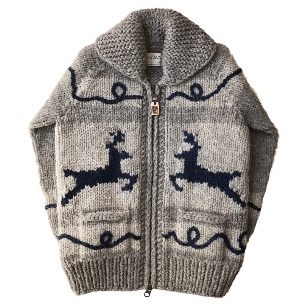 Graphic Deer Head - Navy