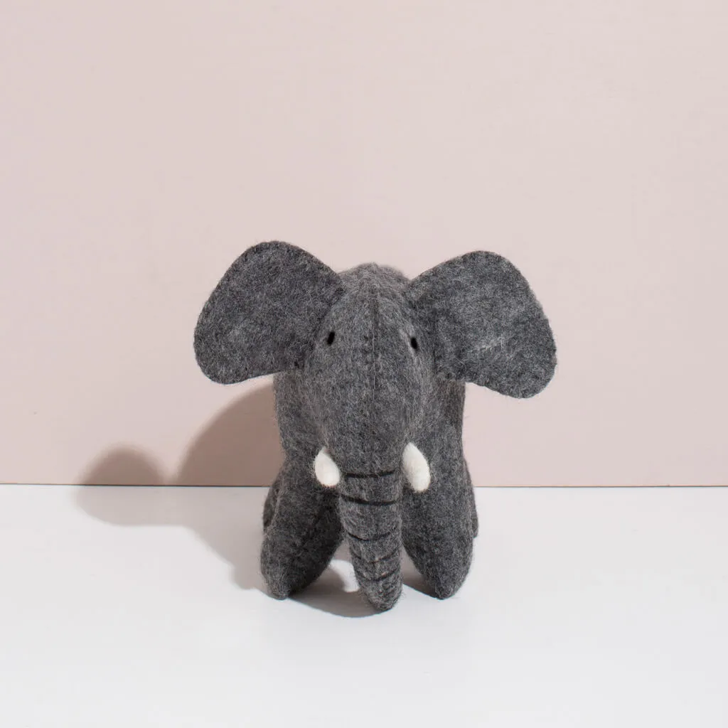 Hand Felted Elephant - Large