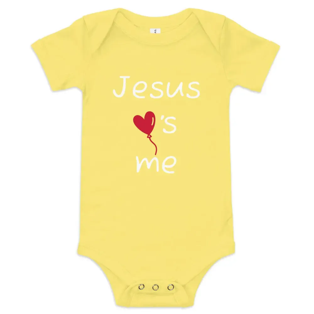 Jesus Loves Me Christian Onesie