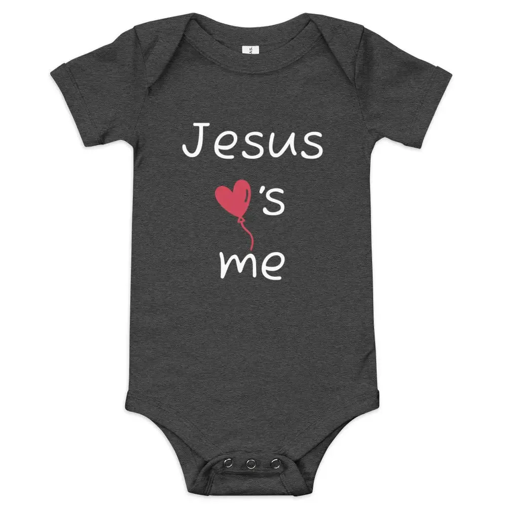 Jesus Loves Me Christian Onesie