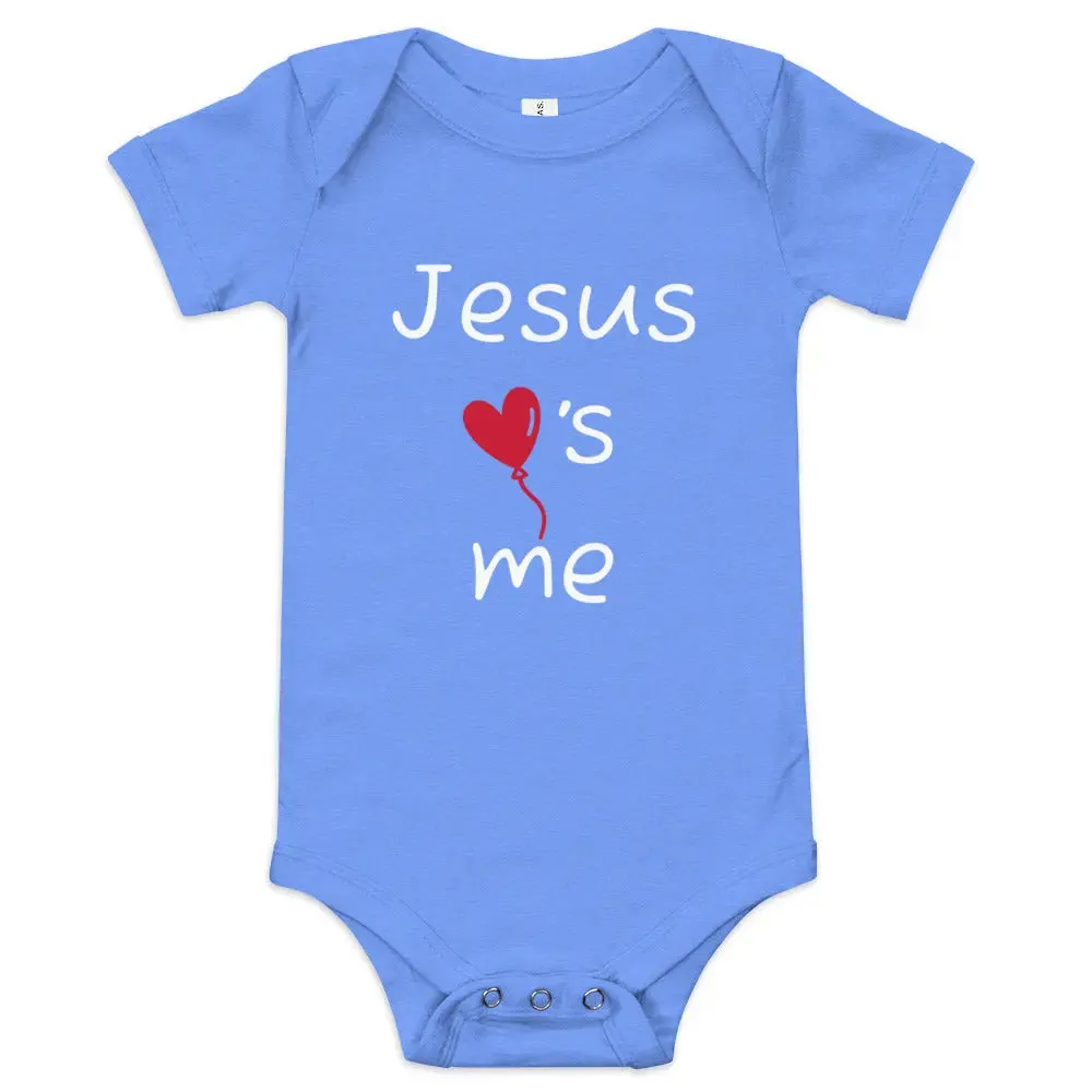 Jesus Loves Me Christian Onesie