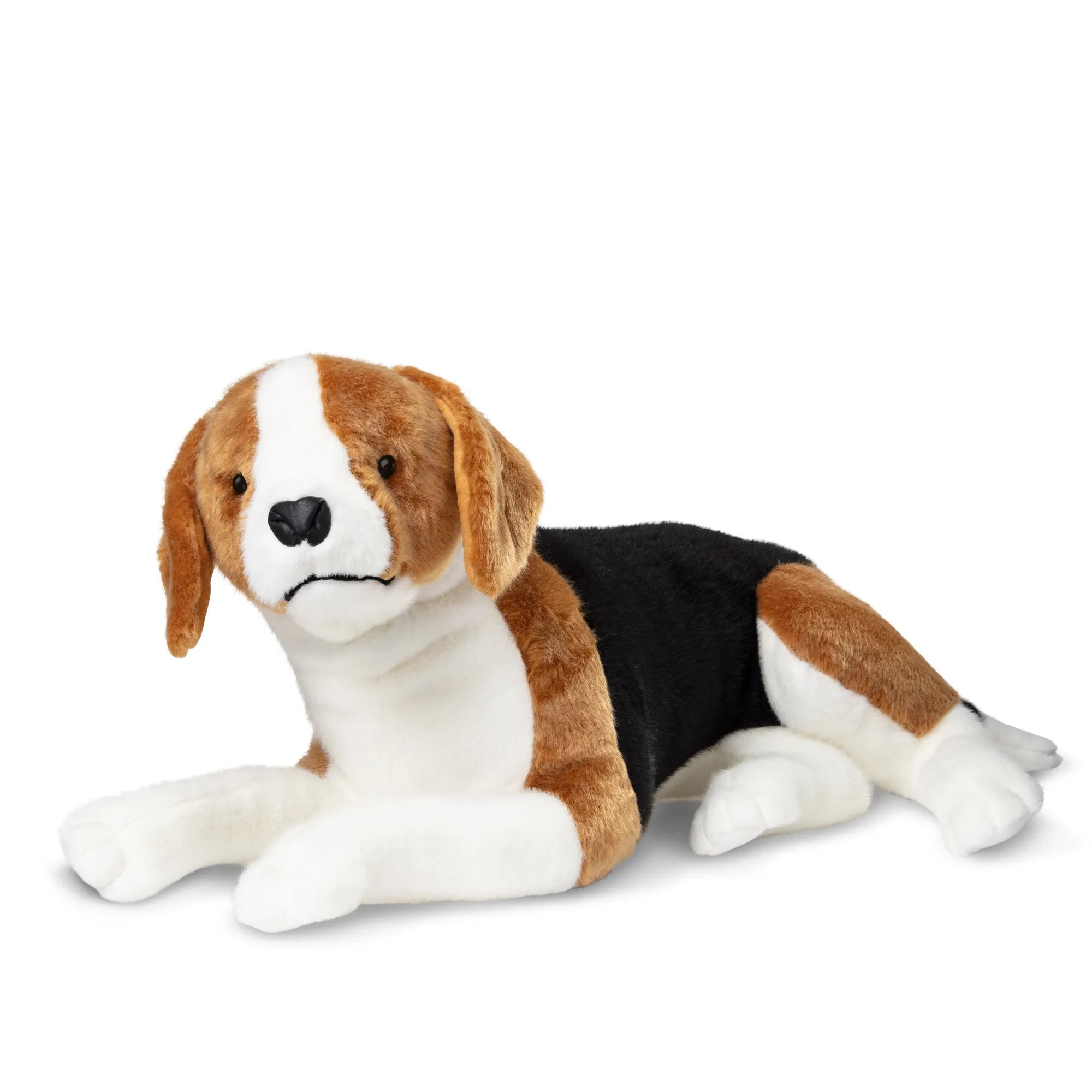 Lifelike Plush Beagle