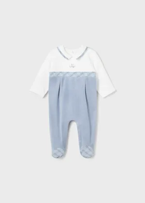 Mayoral 2791 027 - Sky Velour Babygrow