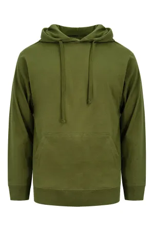 Men's Essential Cross-Dyed Heather Jersey Pullover Hoodie (New Colorways)