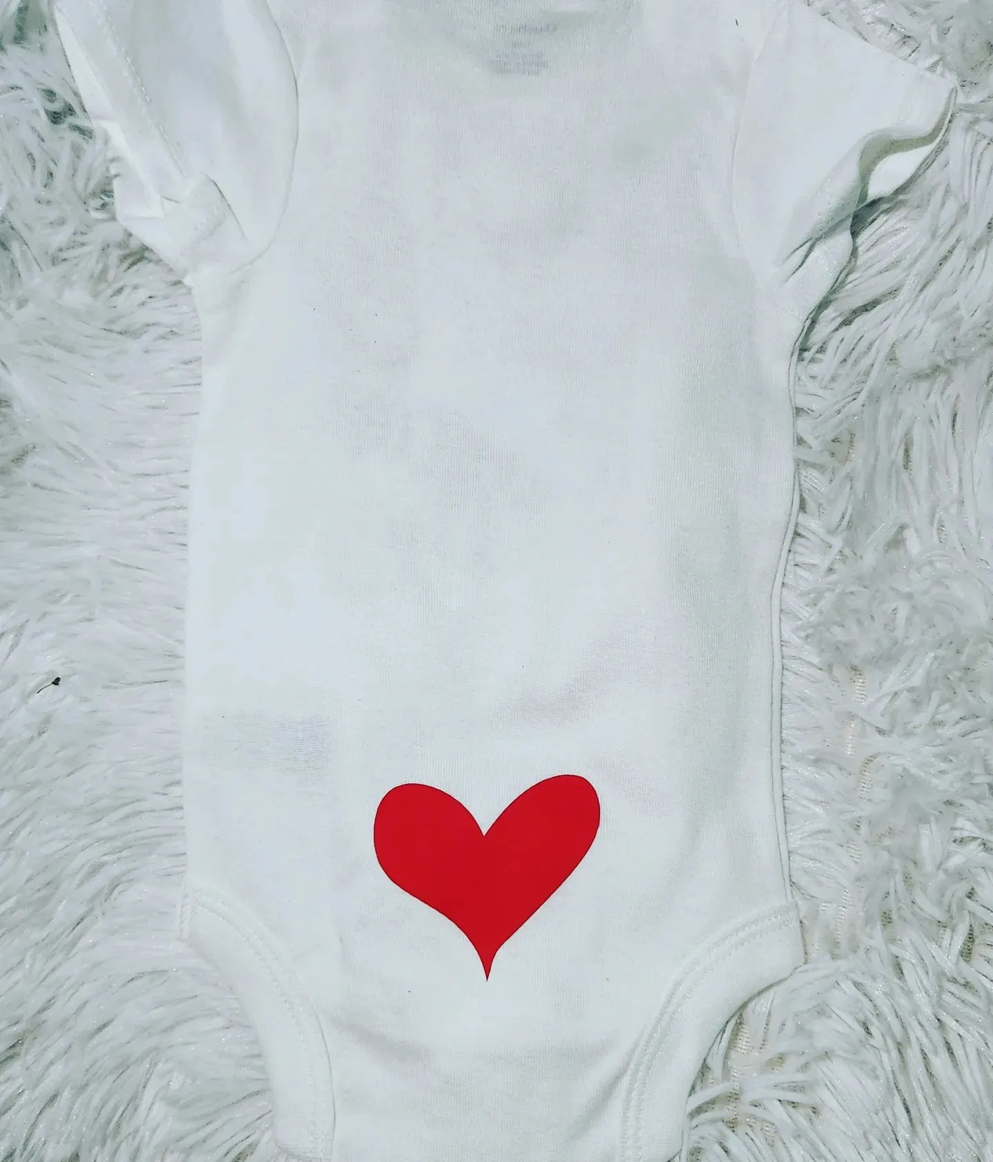 My first Valentines Day Onesie