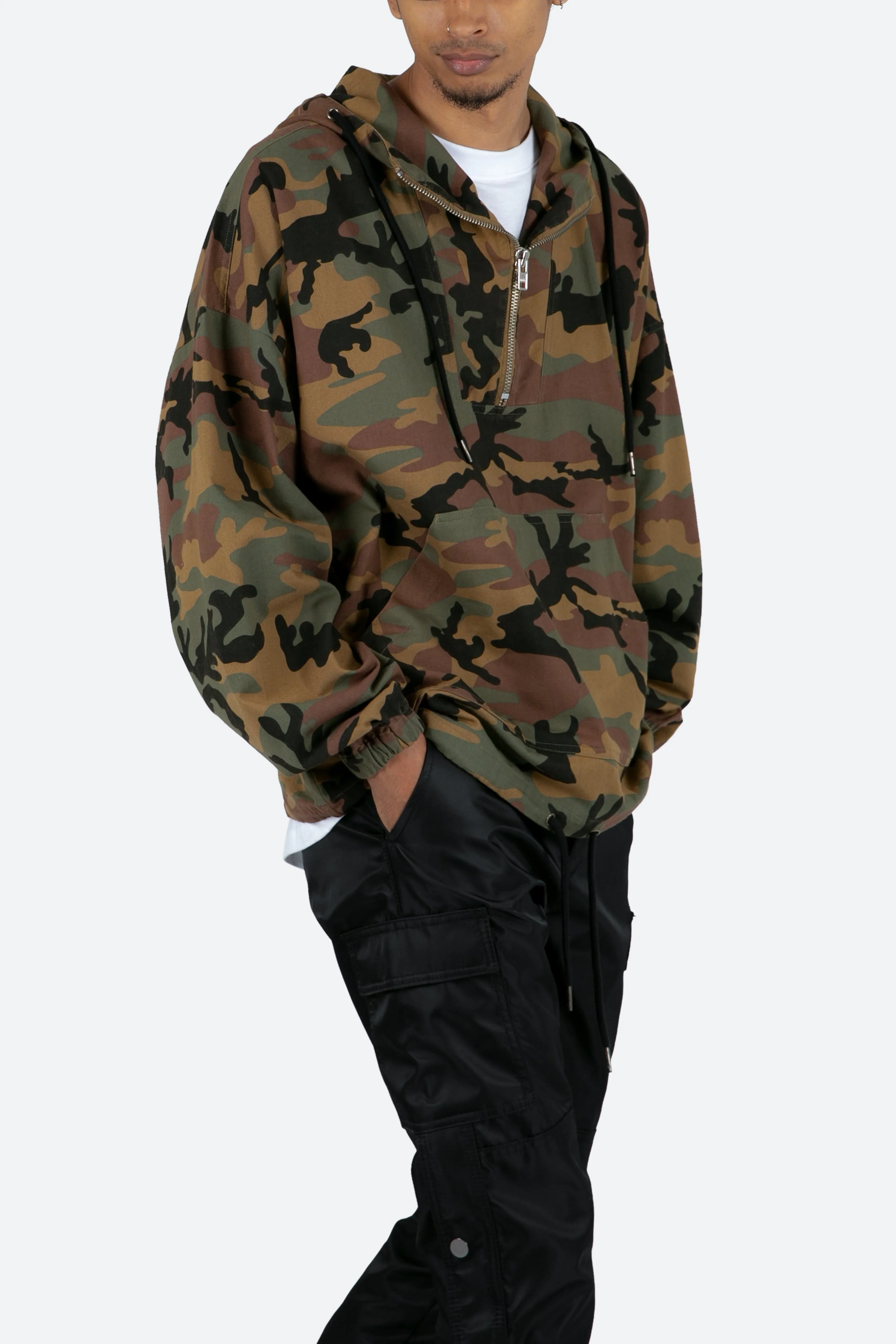 Quarter Zip Jacket - Camo