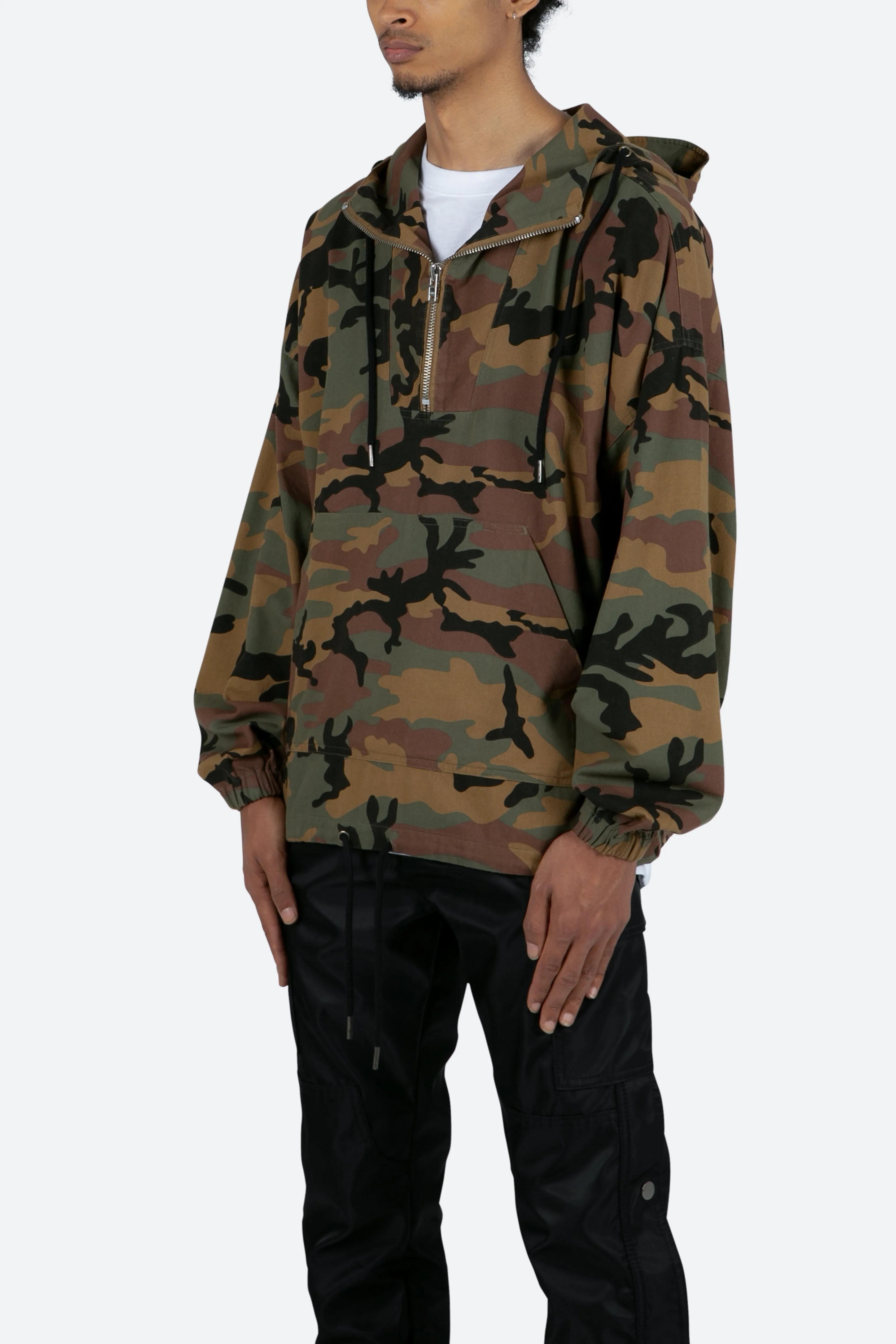 Quarter Zip Jacket - Camo